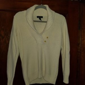 RL shawl neck, knit sweater